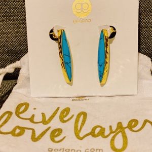 Gorjana Turquoise Palisades Stud Earrings